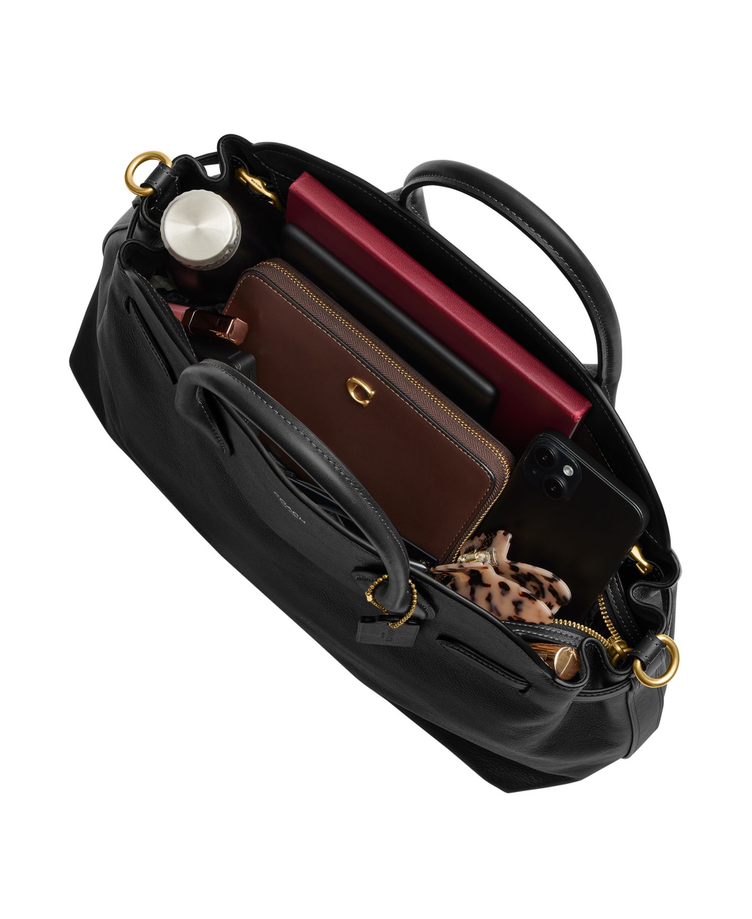 Soft Empire Large Leather Carryall Bag 40