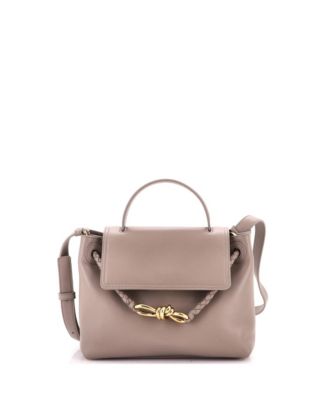 Small Ciao Ciao Top Handle Bag Leather with Intrecciato Detail