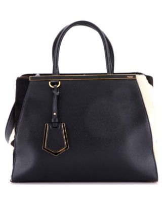 Large 2Jours Bag Pony Hair and Leather