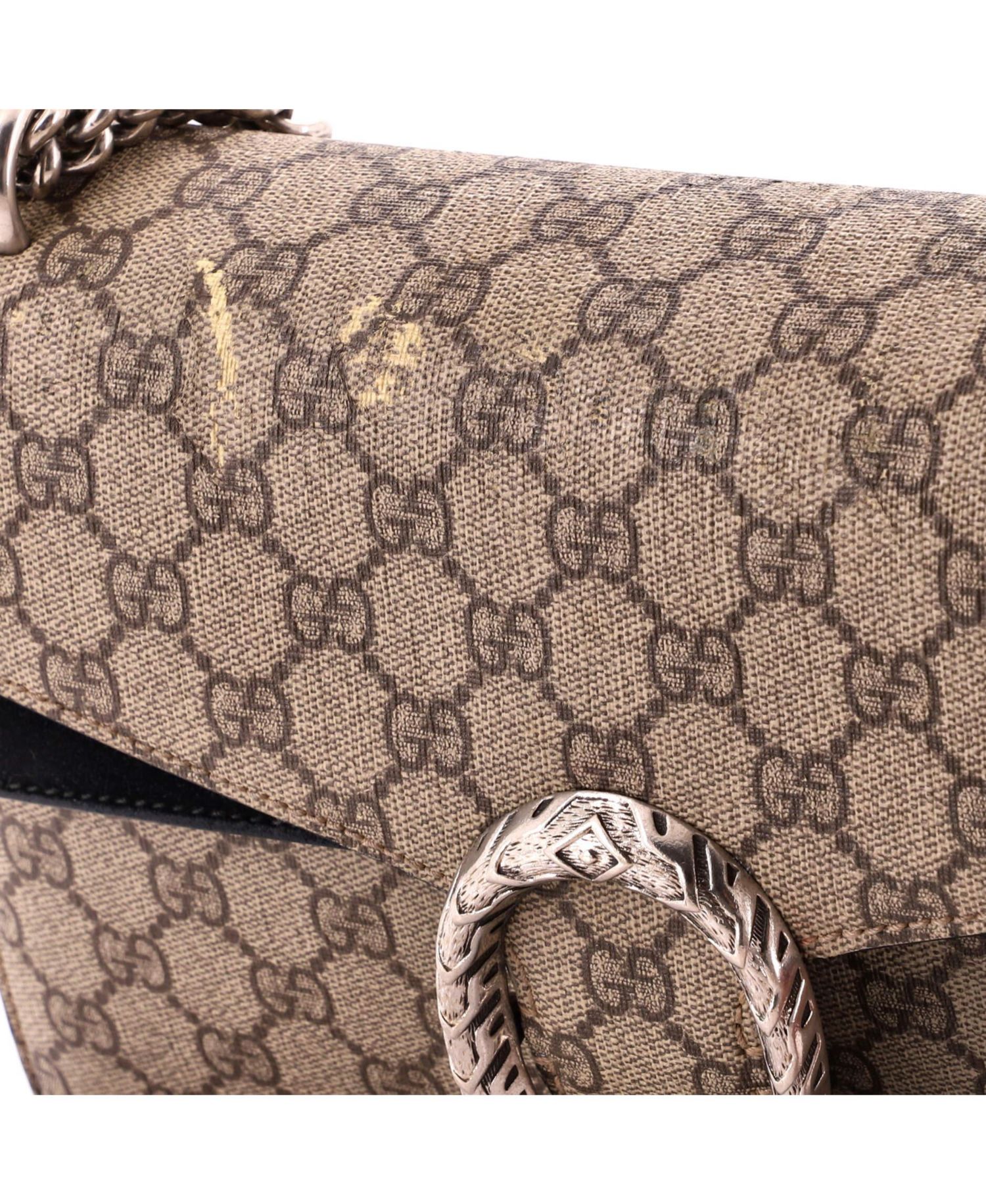 Small Dionysus Bag GG Coated Canvas