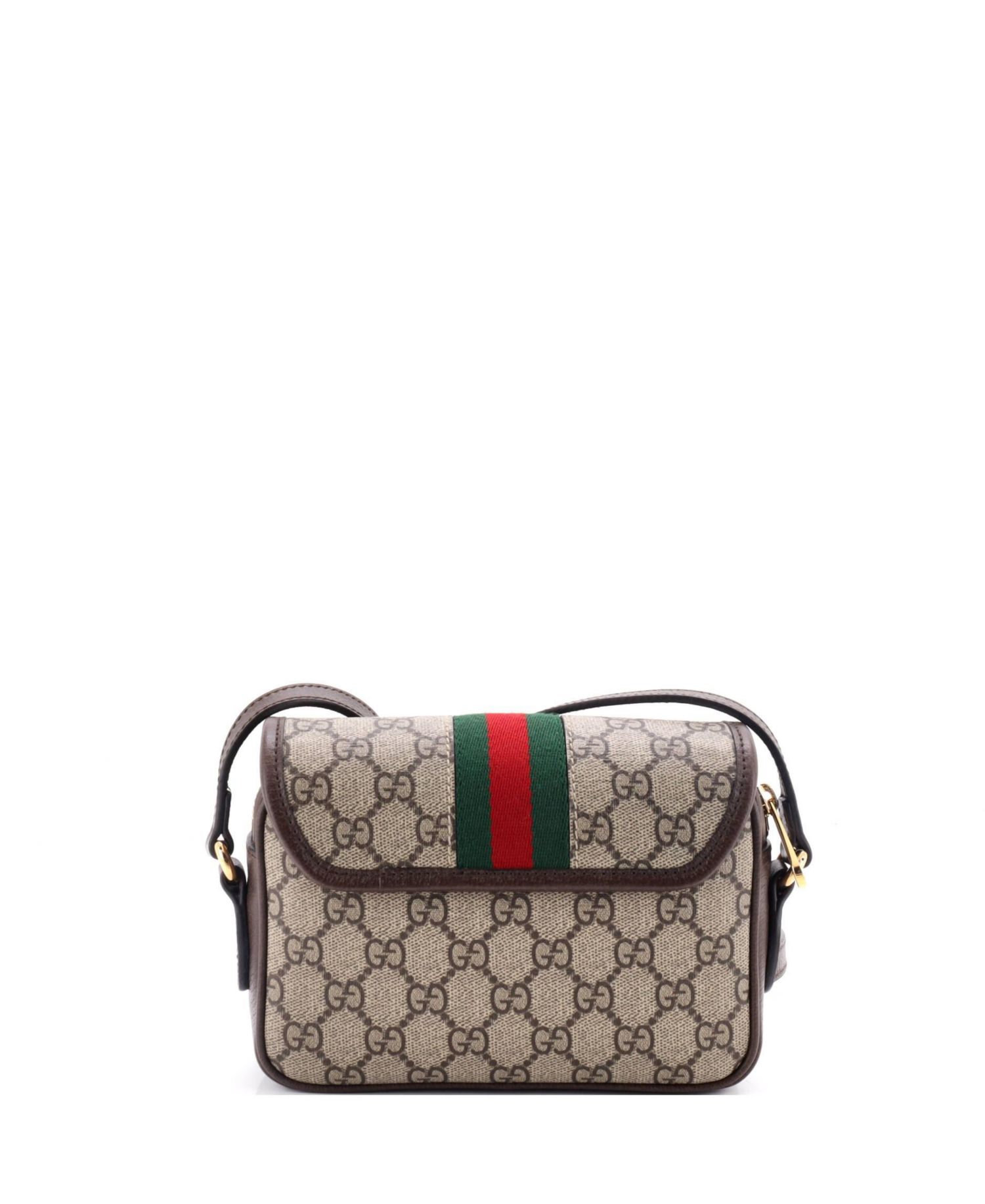 Mini Ophidia Flap Shoulder Bag GG Coated Canvas