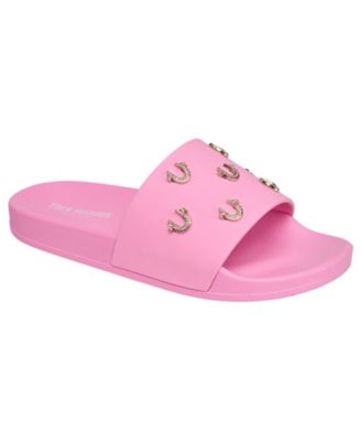 Little Girls Kash Bling Horseshoe Logo Slide