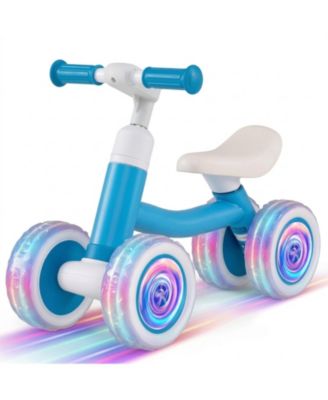 Baby Adjustable Light-Up Wheels Balance Bike, Ages 1+