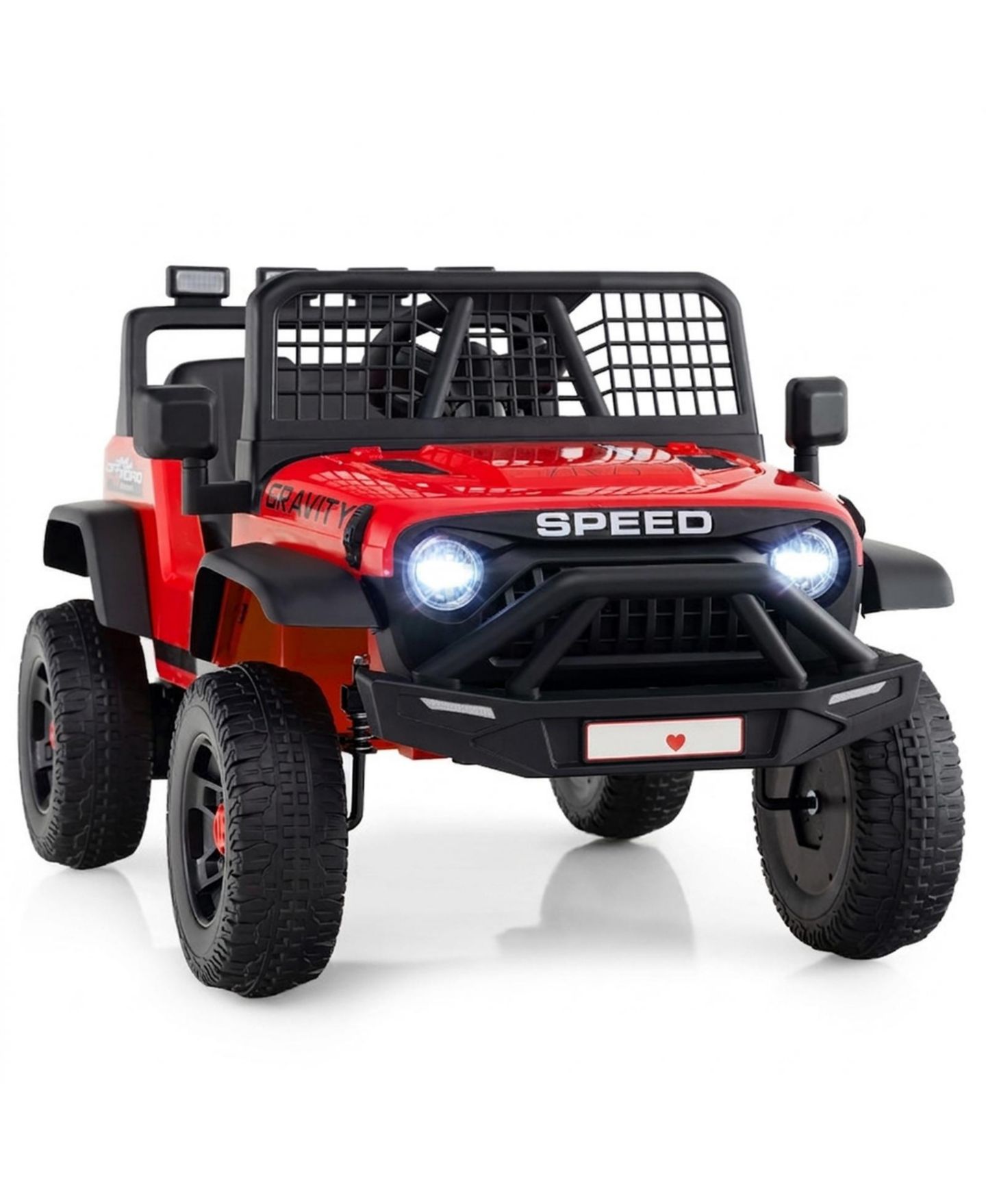 Детская игрушка SUGIFT 24V Kids Ride-On Car with Parent Remote Control and Music, Ages 3+, цвет: Красный — фото 1