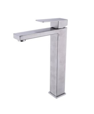 Brushed Nickel Single Handle Bathroom Vanity Sink Faucet Basin Mixer Tap
