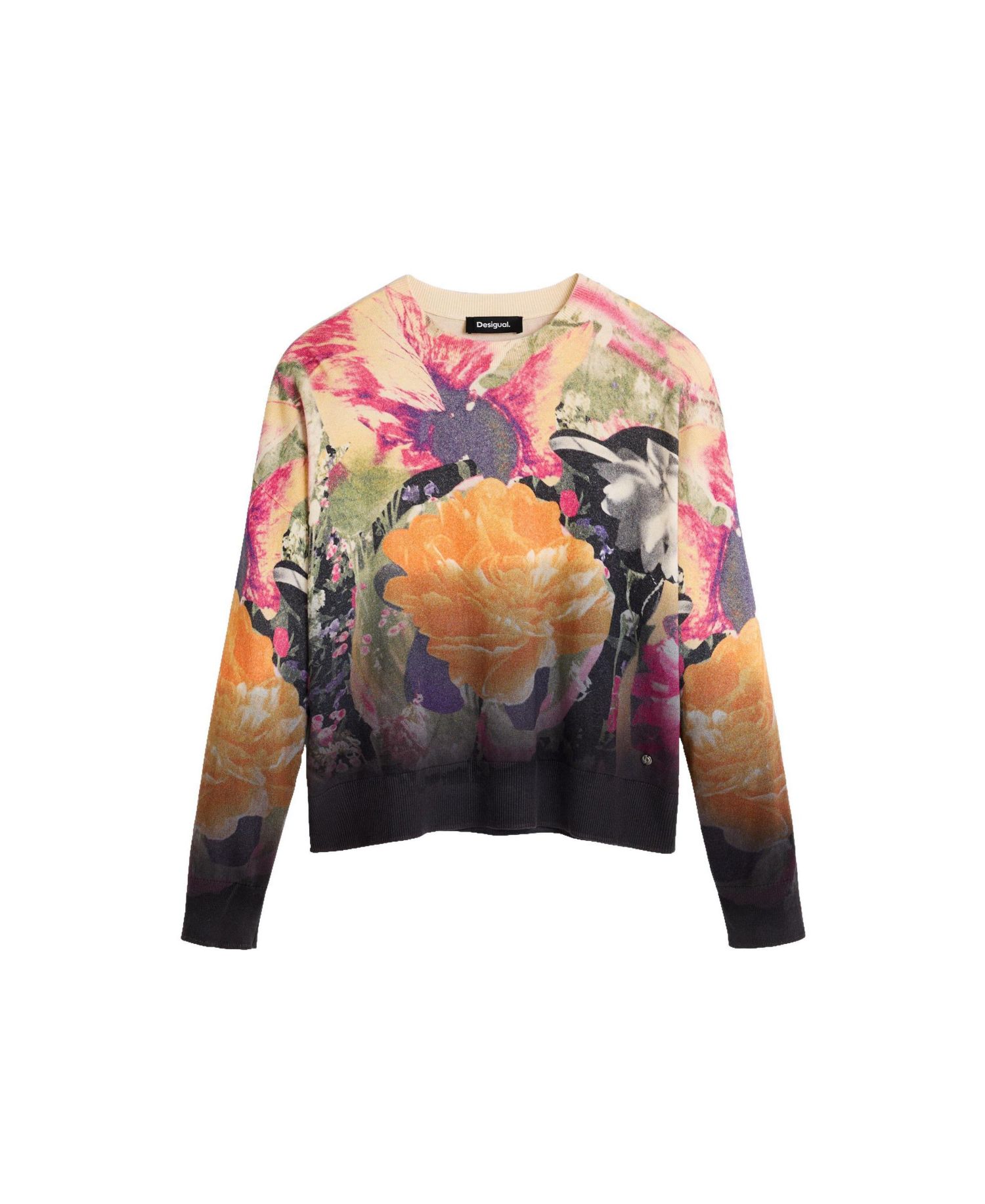 Women's Lacroix Floral-Print Long-Sleeve Sweater