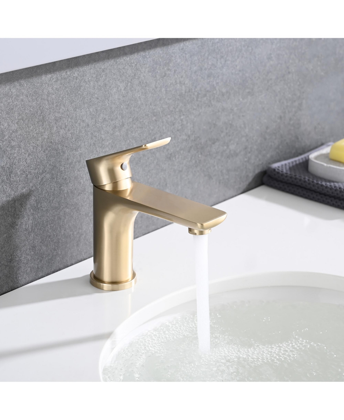 Busdays Single Handle Bathroom Sink Faucet for Lavatory Basin