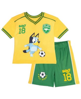 Toddler Boys (2T - 5T) Athletic Mesh 2-Piece T-Shirt and Shorts Set