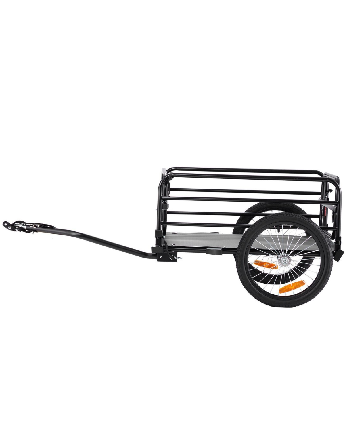 Mountaintop Bike Cargo Trailer,Heavy-Duty Foldable Bicycle Wagon Cart,Universal Quick Release Hitch,16"Wheels and Reflectors