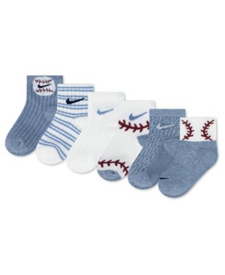 Baby and Toddler Boys 6M-4T Ready Set Grow Socks, 6-Pack