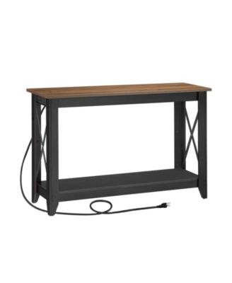 Modern Entryway Table with Charging Station, Outlets and USB Ports