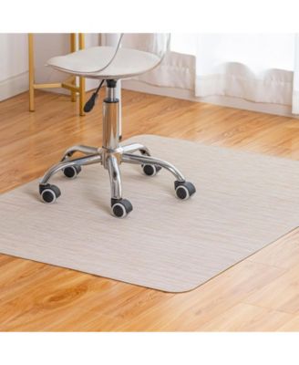 Heavy Duty Non Slip Office Chair Mat For Hardwood Floors Smooth Silent Glide Protector