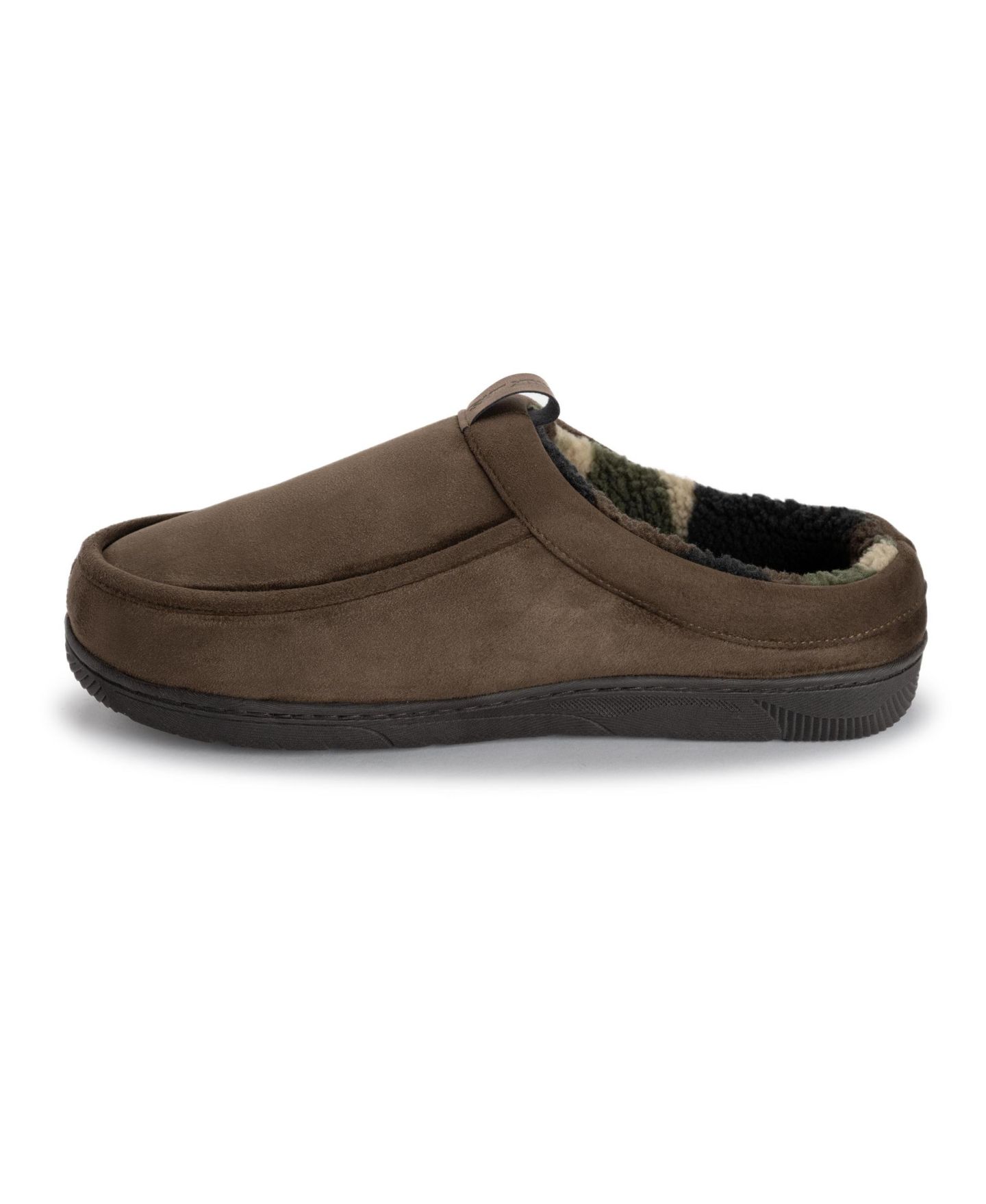 Мужские сабо MUK LUKS Miles Clog Slippers, цвет: Тёмный коричневый — фото 6
