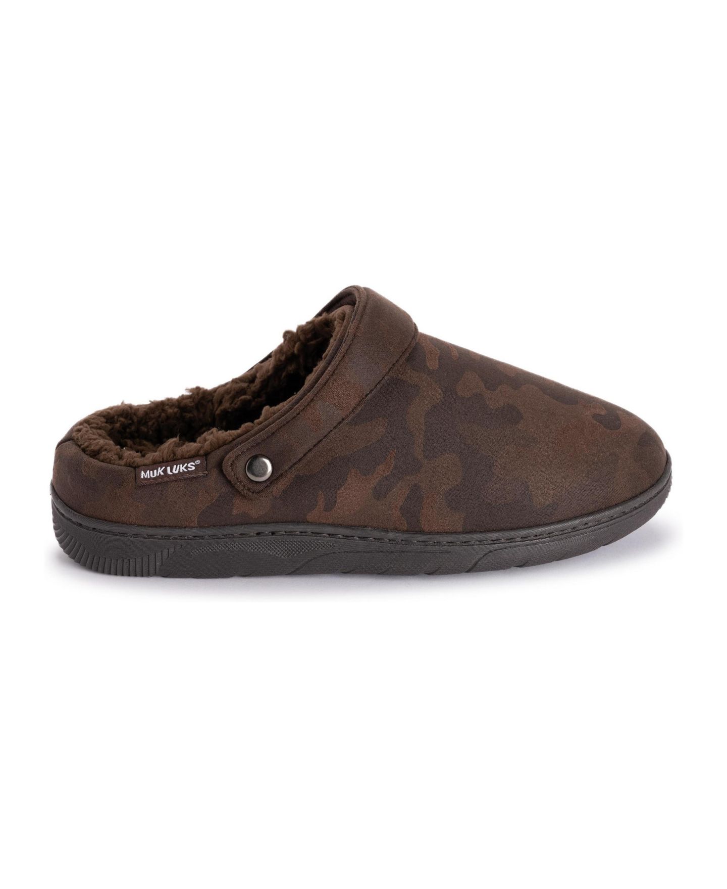 Мужские сабо MUK LUKS Keanu Convertible Clog Slippers, цвет: Коричневый камуфляжный — фото 3