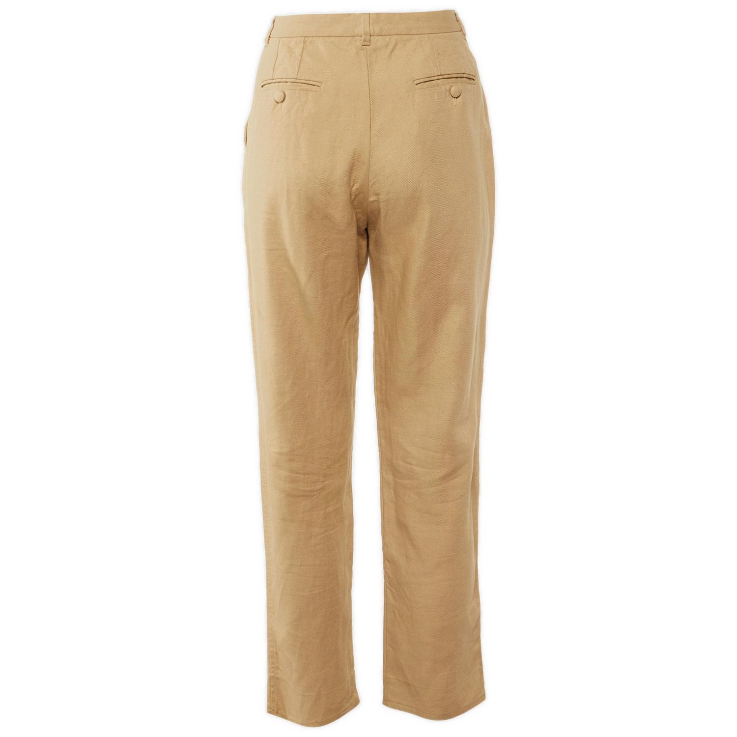 Dolce & Gabbana Women's High-Rise Tapered Leg Cotton Pants