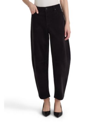 Women's Lexington Mid-Rise Barrel Corduroy Pants