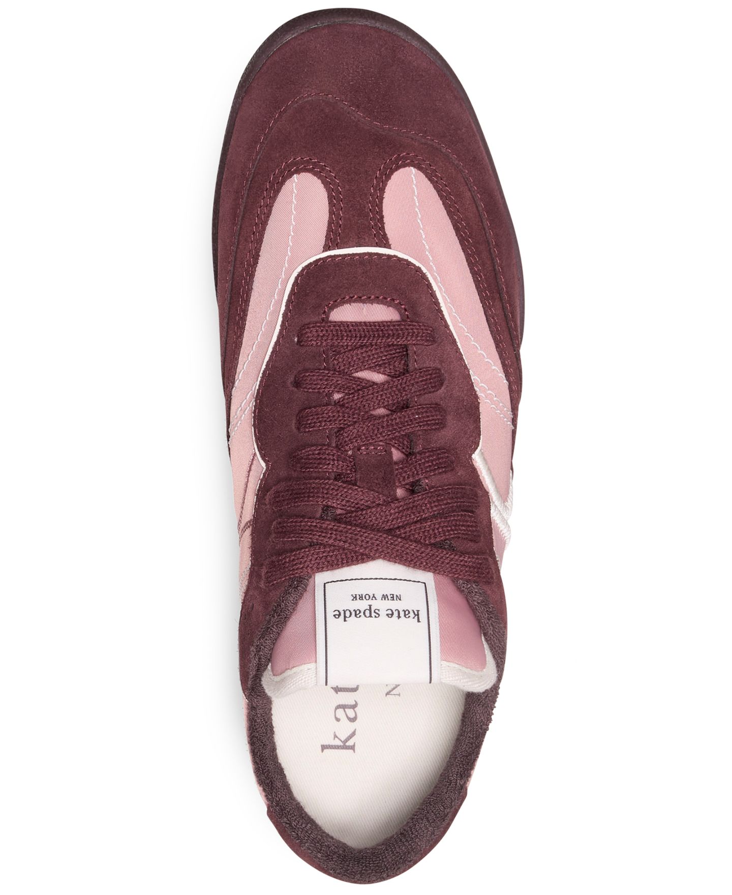 Женские кроссовки kate spade new york KS Drift Lace-Up, цвет: Ежевичный / Сумеречный розовый — фото 4