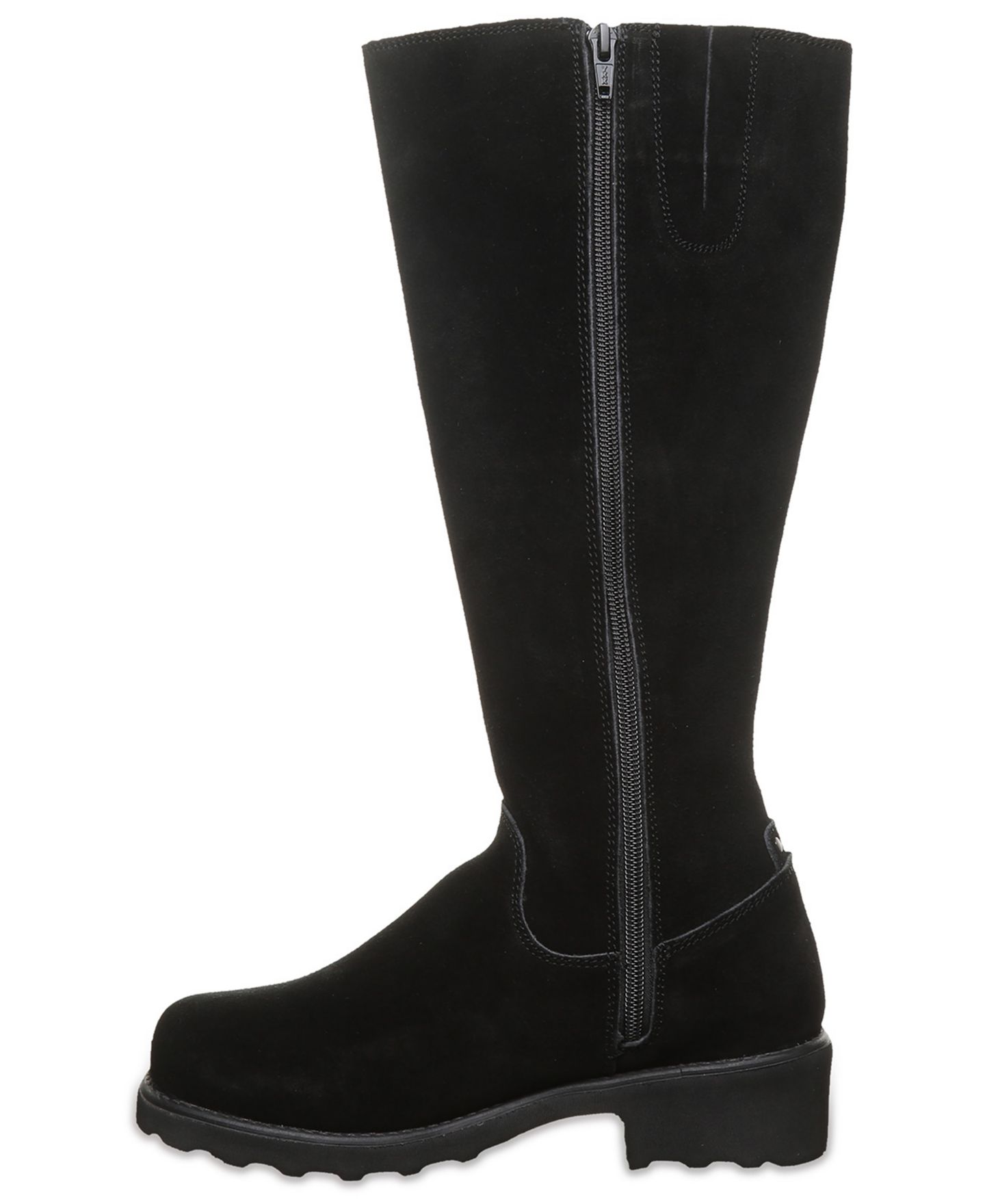 Женские ботинки BEARPAW Audrina Suede Knee-High, цвет: Чёрный — фото 6