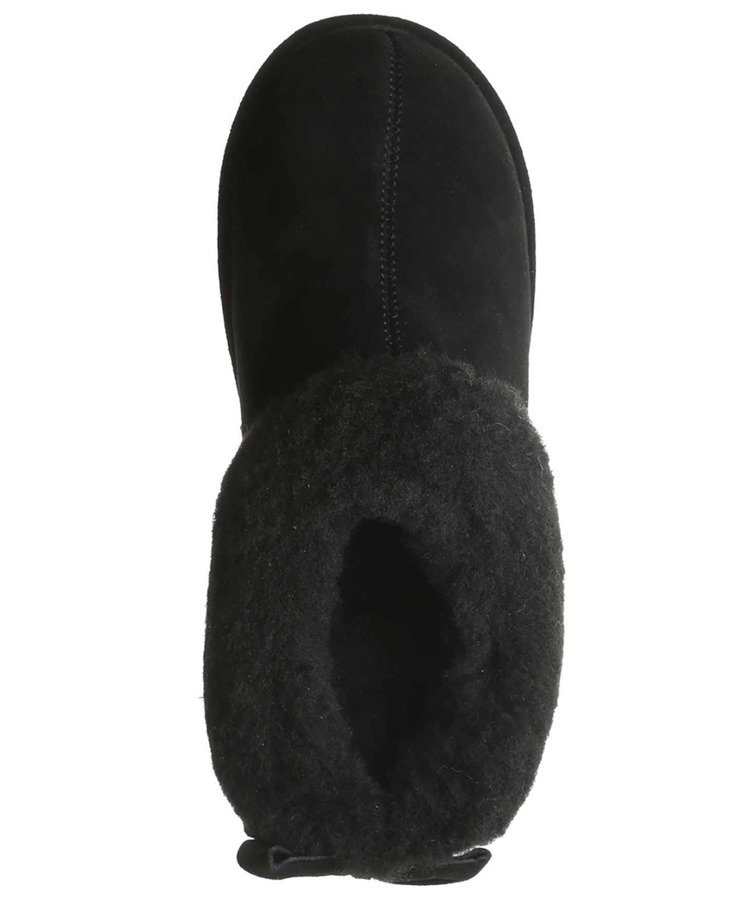 Женские тапочки BEARPAW Delanie Suede Slip-On Slippers, цвет: Чёрный — фото 4