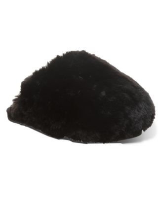 Women's Silkie Faux Fur Plush Slip-On Slippers