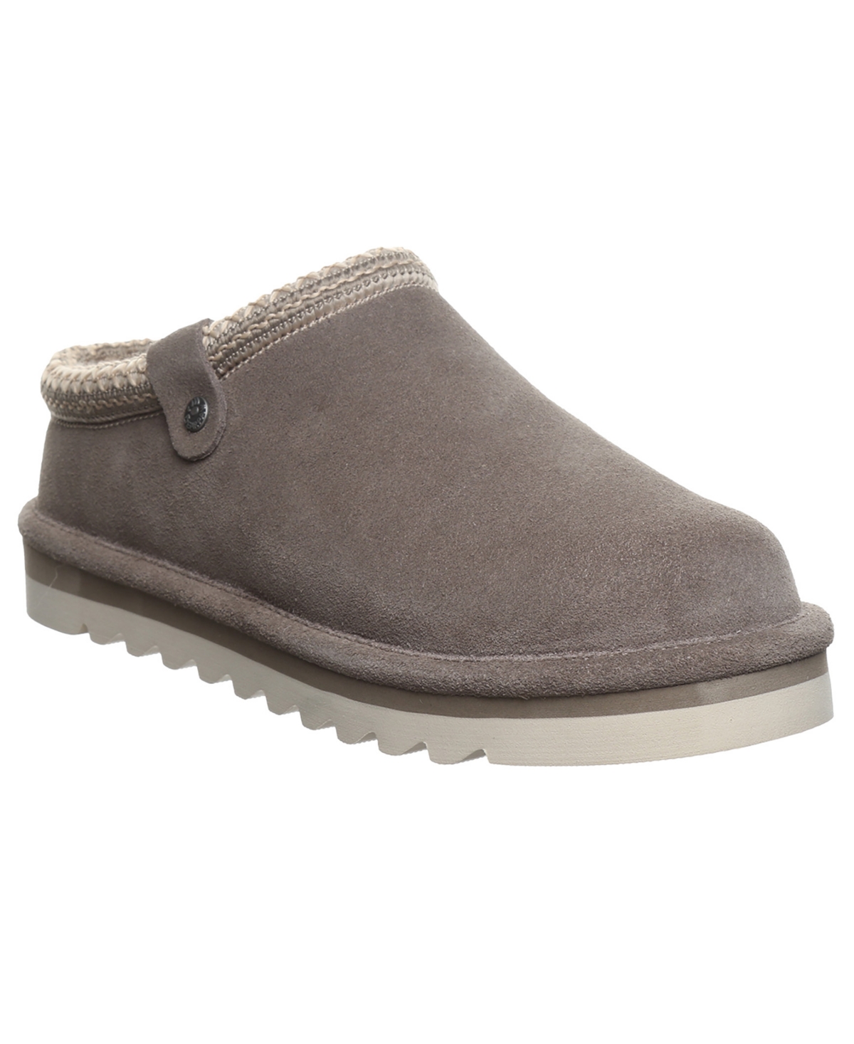Bearpaw Women's Calista Braided Trim Platform Clogs In Morel