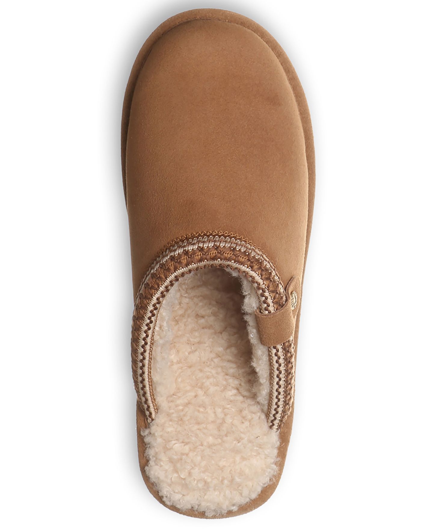 Женские тапочки BEARPAW Arden Faux Fur Accent Slip-On Slippers, цвет: Hickory — фото 4