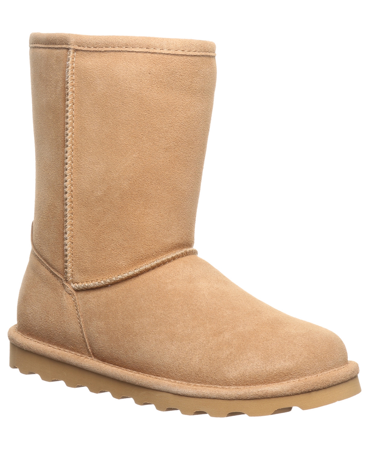 Bearpaw Women's Elle Round Toe Short Boots In Iced Coffee