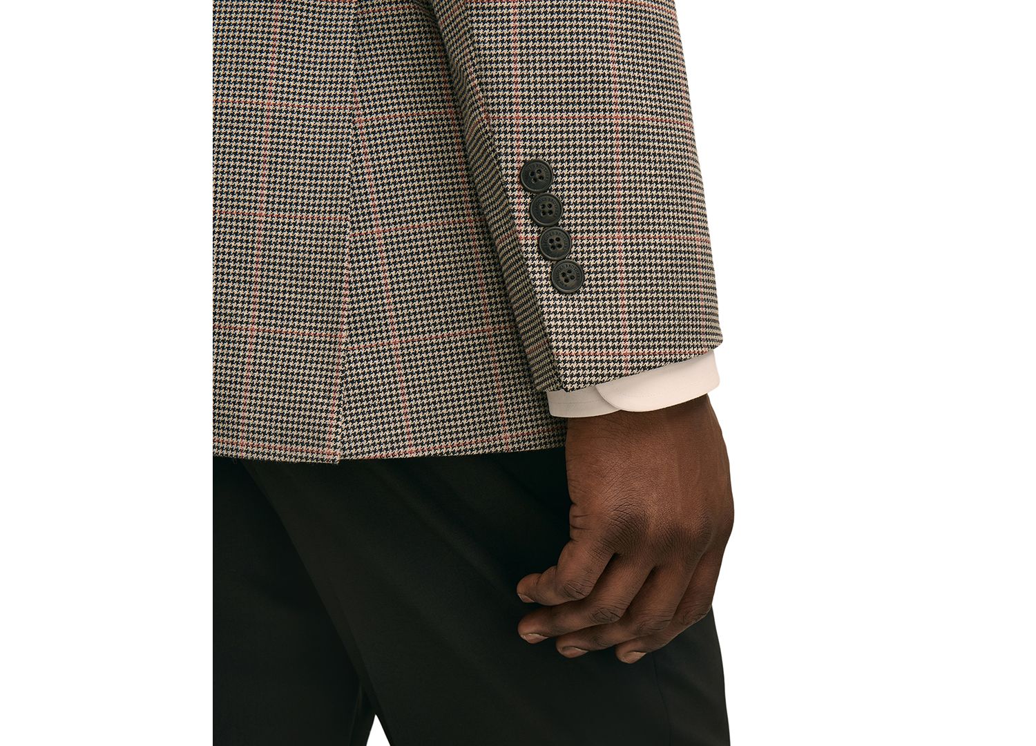 Men's Classic-Fit Stretch Two-Button Blazer