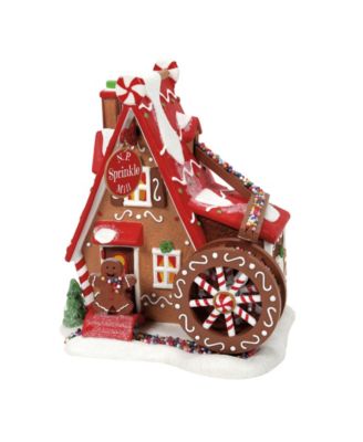 North Pole Village Sprinkle Mill Figure