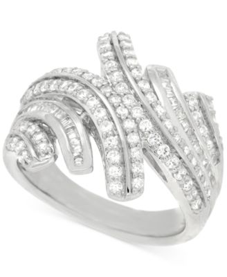 Wrapped in Love - Diamond Statement Ring (1 ct. t.w.) in Sterling Silver
