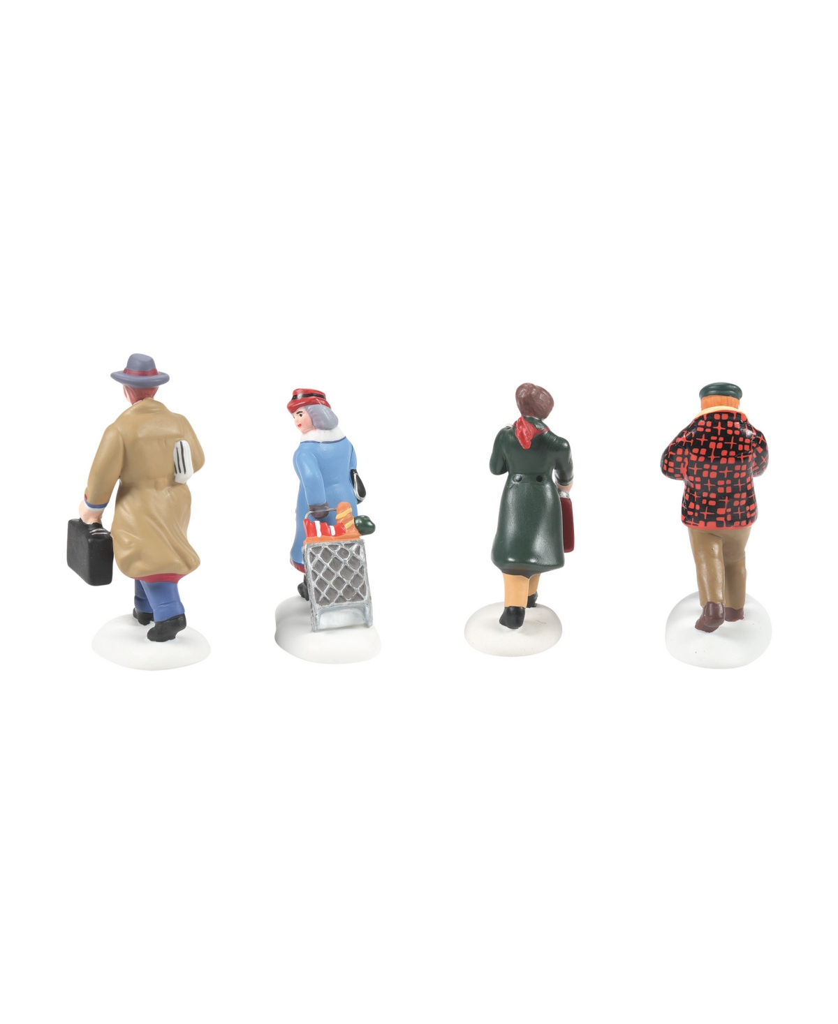 Department 56 Busy City Sidewalks Figures, Set of 4