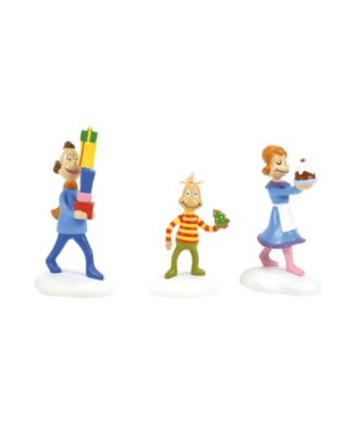 Grinch Village Who Friends & Neighbors, Set of 3