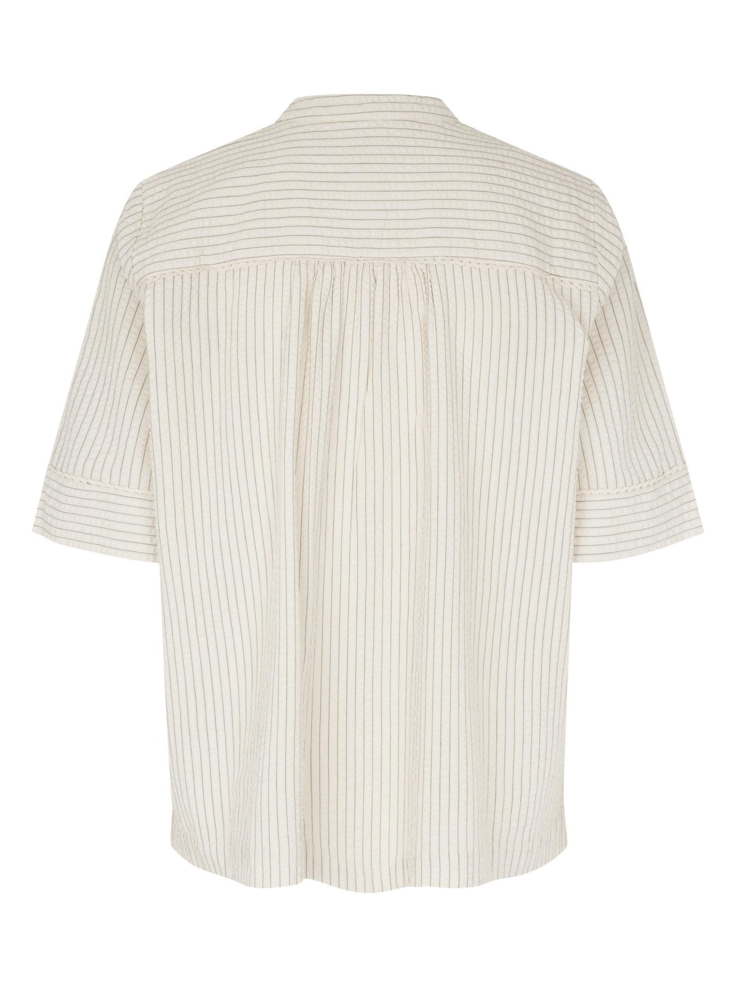 Women's MaBeyora Mandarin Collar Textured Blouse