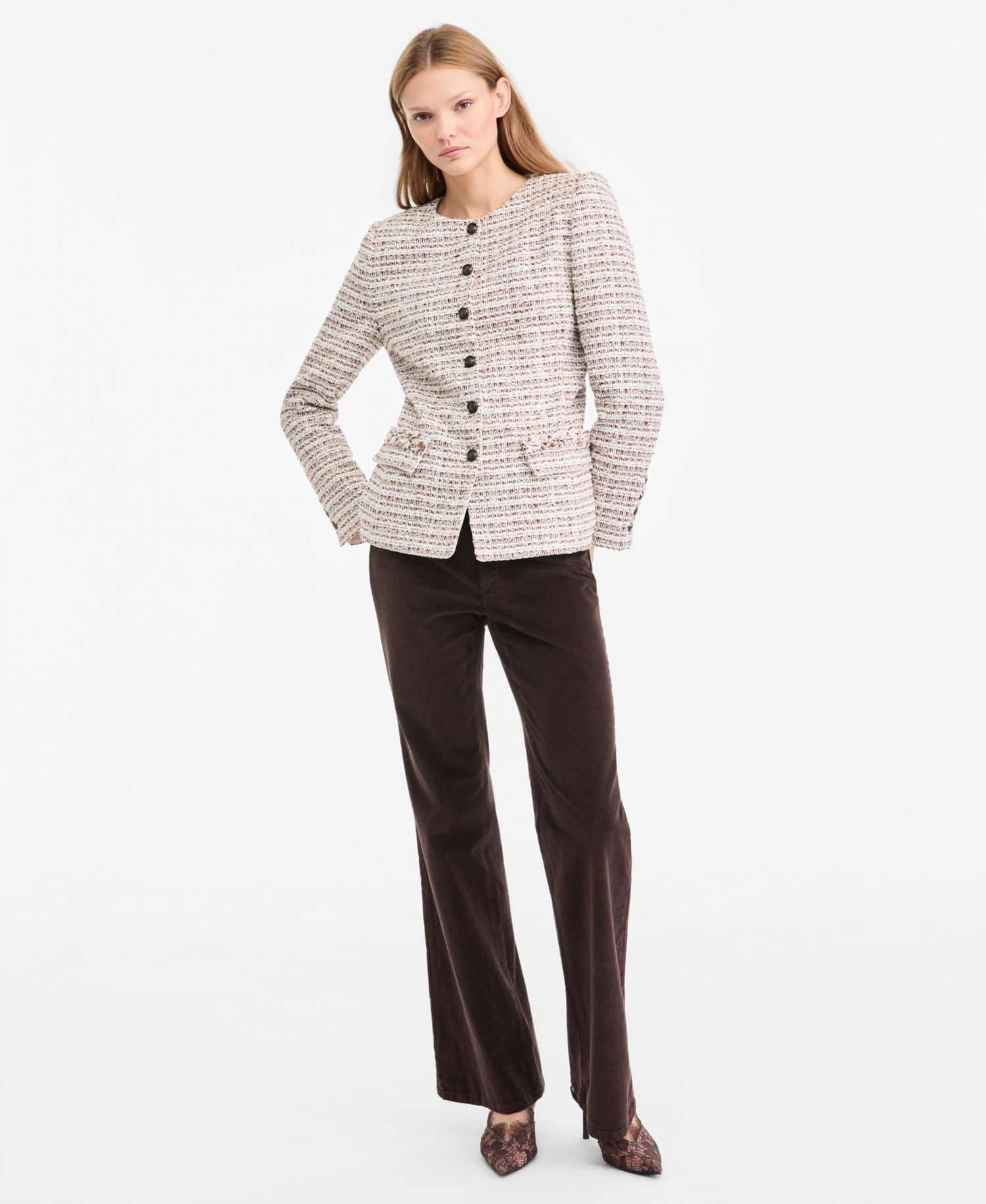 Women's Addison Tweed Lined Jacket, Macy's Exclusive
