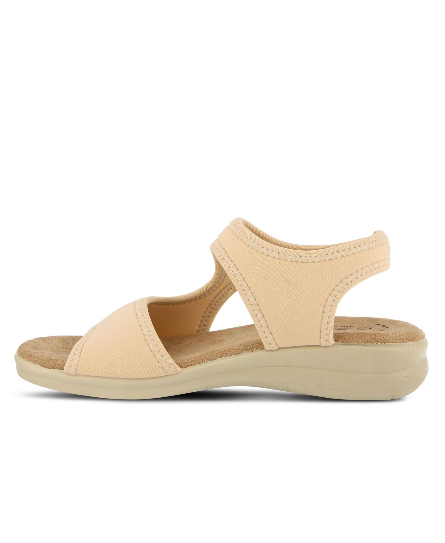 Женские сандалии Flexus Marya Ankle Strap Sandal with Adjustable Strap, цвет: Бежевый — фото 2