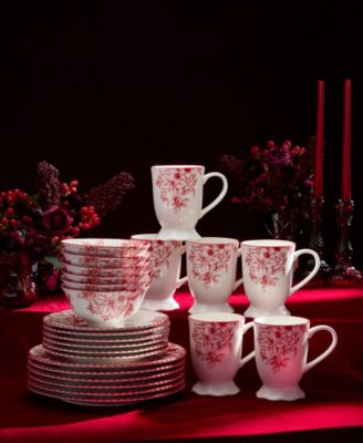 Crimson Noel Dinnerware Collection