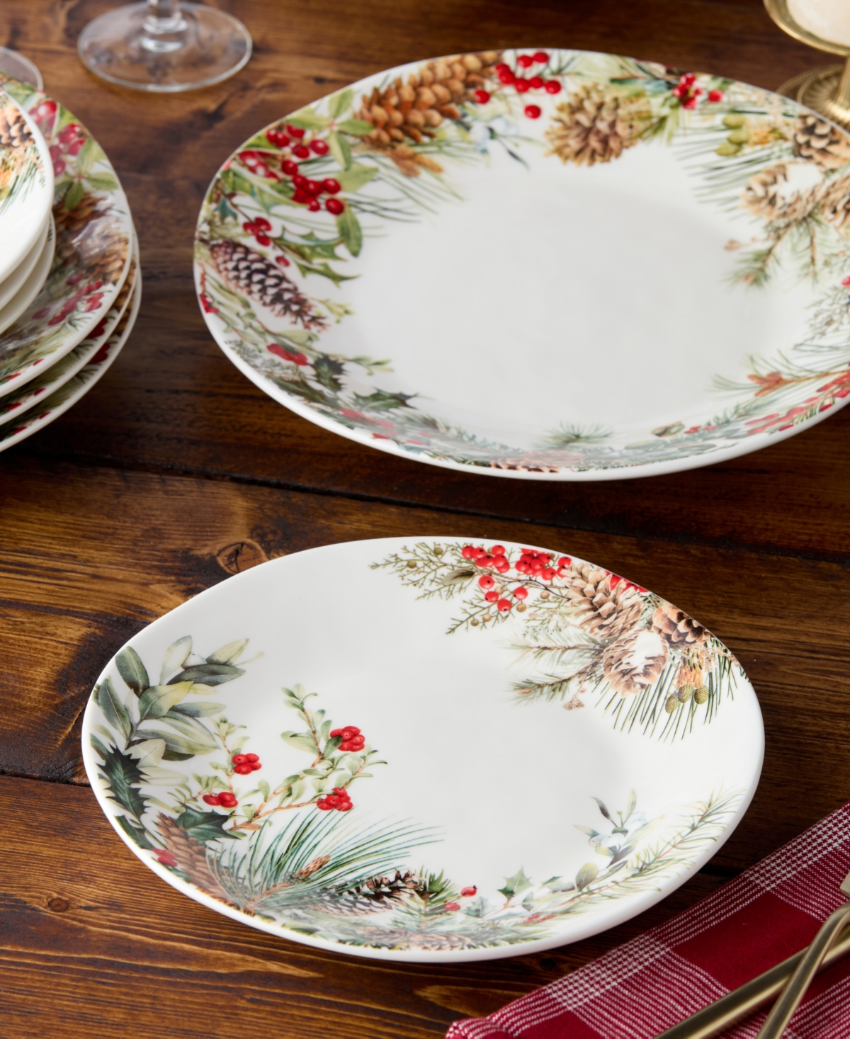 Certified International Woodland Dessert Plates, Set of 4