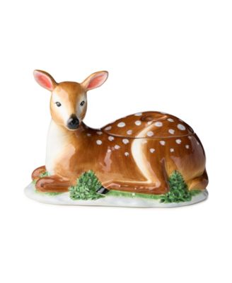 Winter Cabin 3-D Cookie Jar