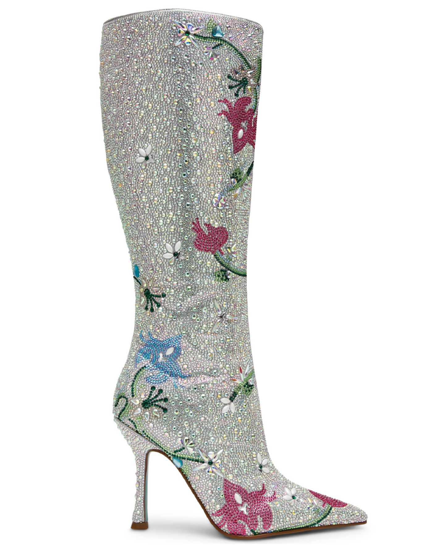 Женские ботинки Betsey Johnson x Paris Hilton Rio Rhinestone Floral Stiletto Dress Boots — фото 2
