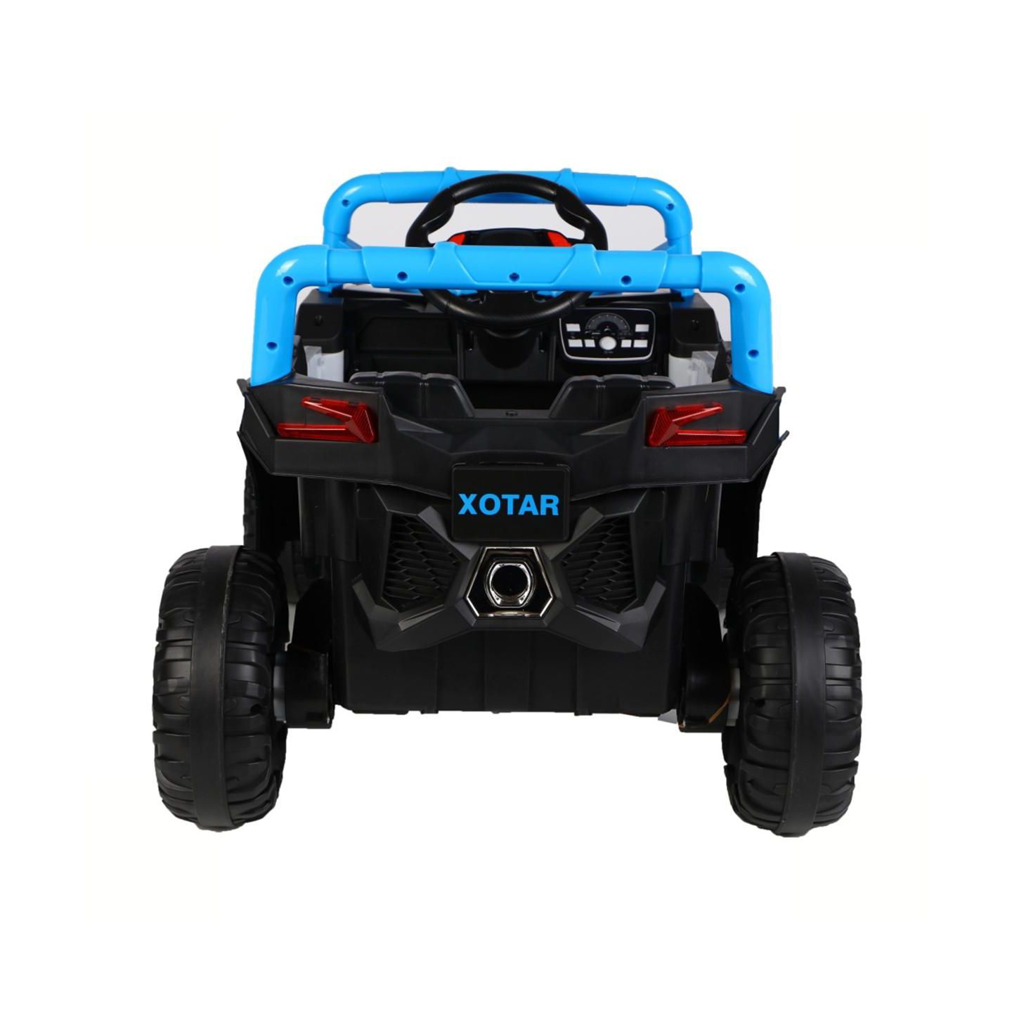 Детская игрушка YOBTOP Kids Electric Ride-On Car with 12V Battery, Remote Control & Swing Function, Seats Two, Ages 3+, цвет: Синий — фото 7