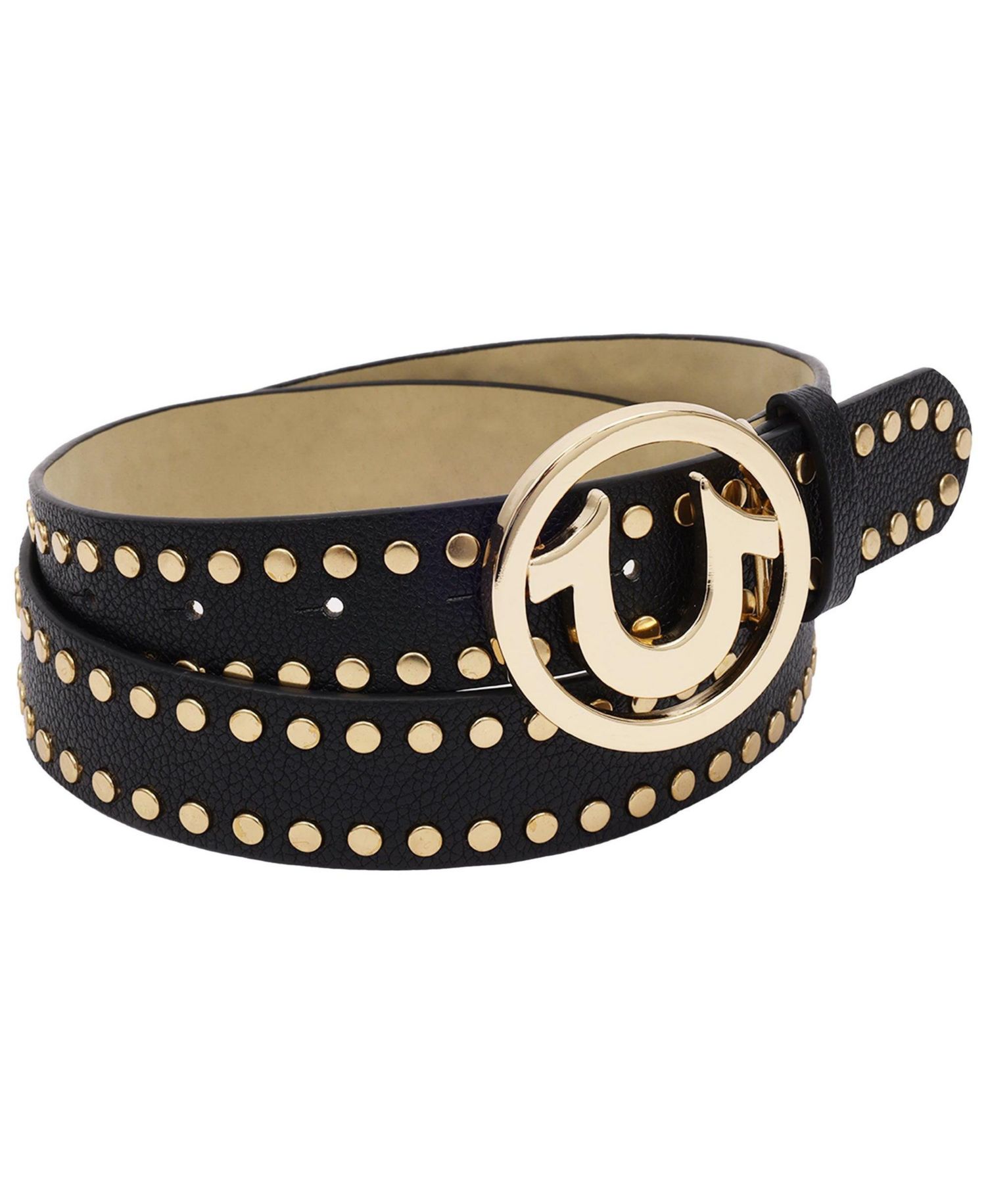 Studded Horseshoe Logo Belt