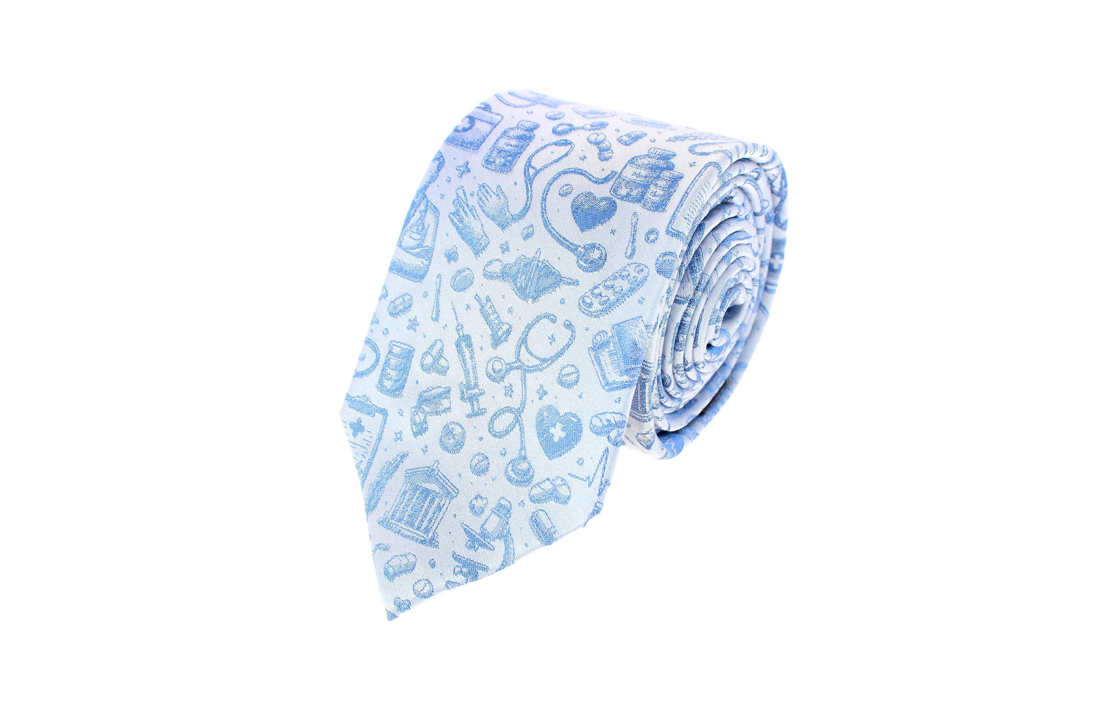 Trafalgar Men's Medical Alert Silk Novelty Necktie