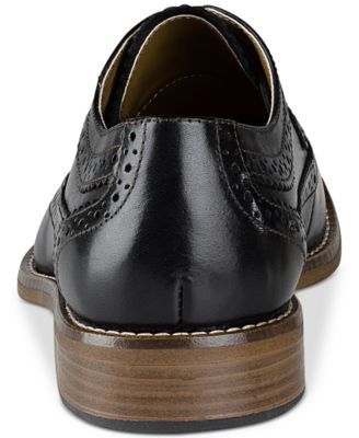 G.H. Bass & Co. Clinton Mens Size 9M Black Leather Wingtip Oxfords Shoes G.H. Bass & Co. Men main image 2