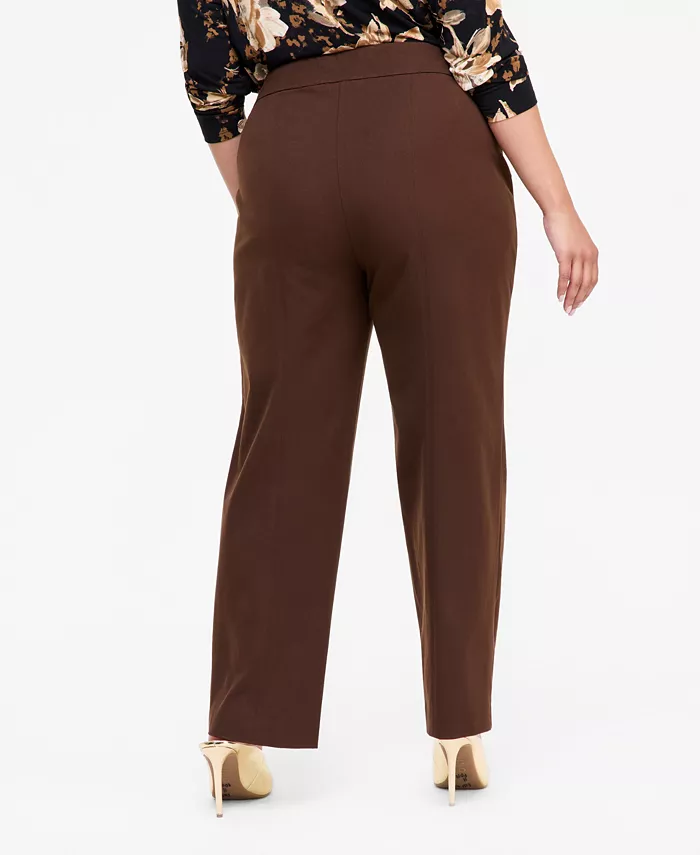 Plus Size INCredible Stretch Straight High-Rise Pull-On Pants - thumbnail 6