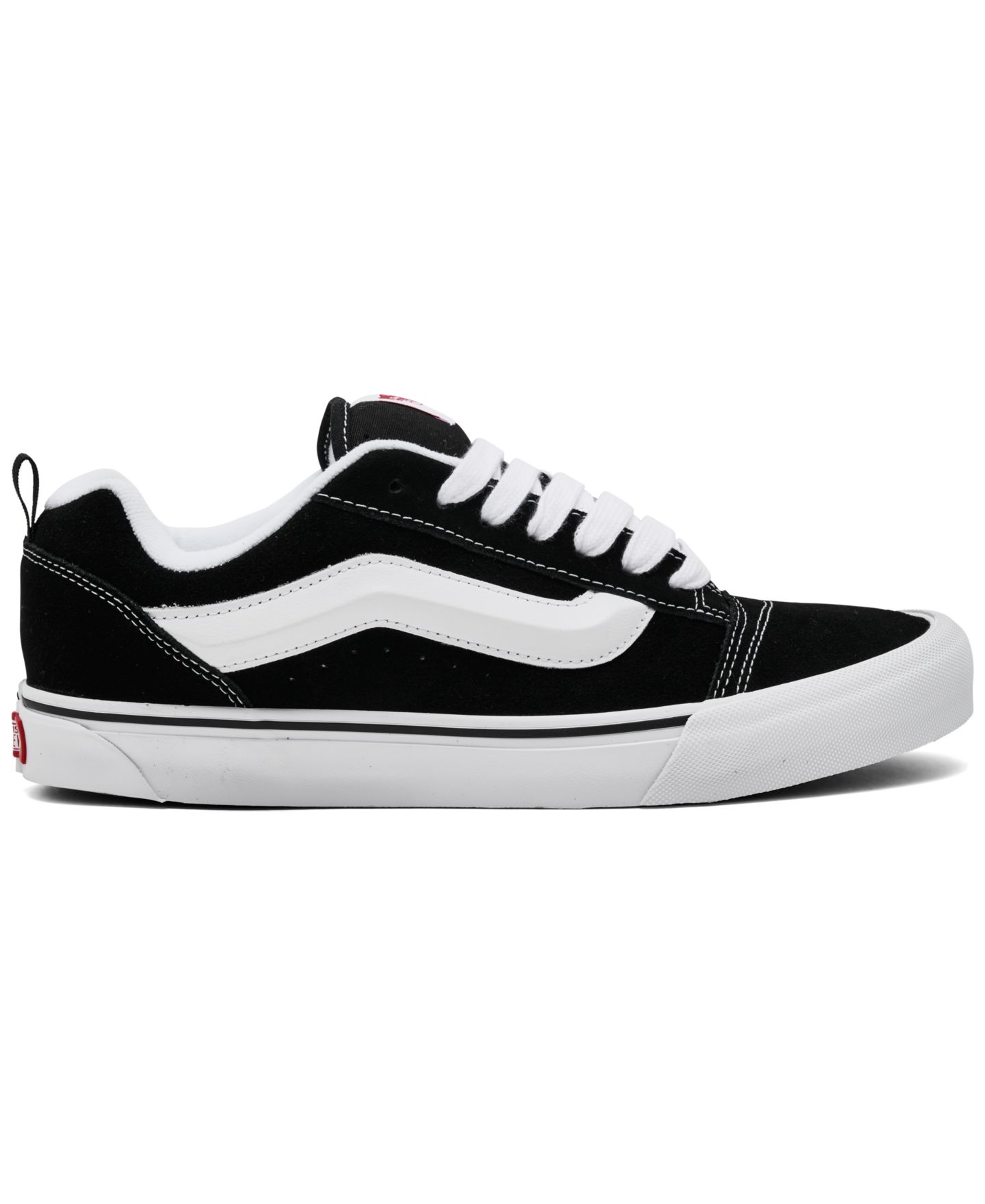 Мужские кроссовки Vans Knu Skool Lifestyle, цвет: Чёрный / Белый — фото 2