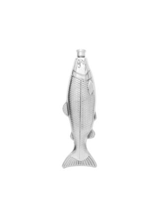 Fish 4 oz. Stainless Steel Flask