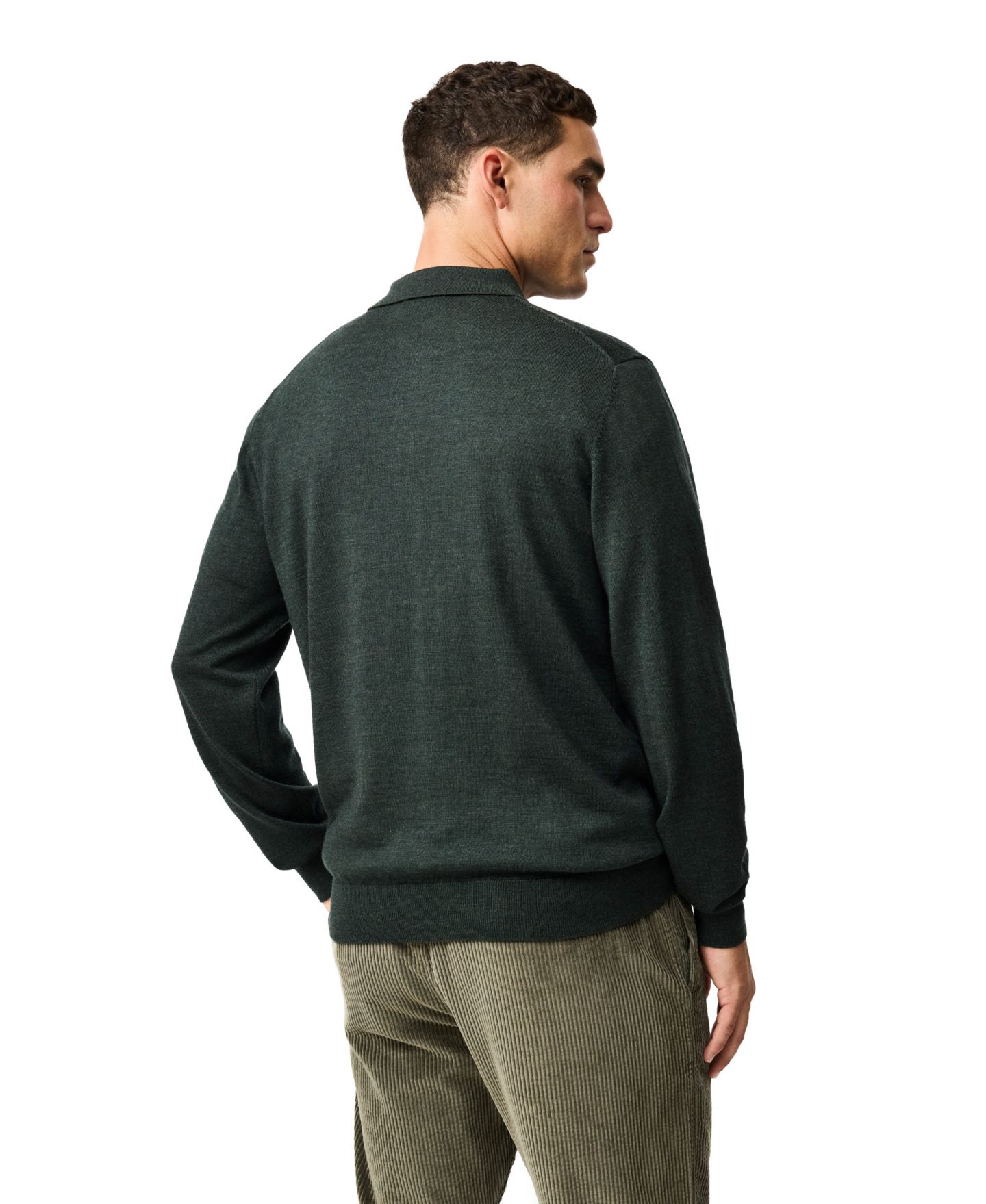 Мужской свитер Rodd & Gunn Way Spur Cotton Knit, цвет: Oakmoss — фото 5