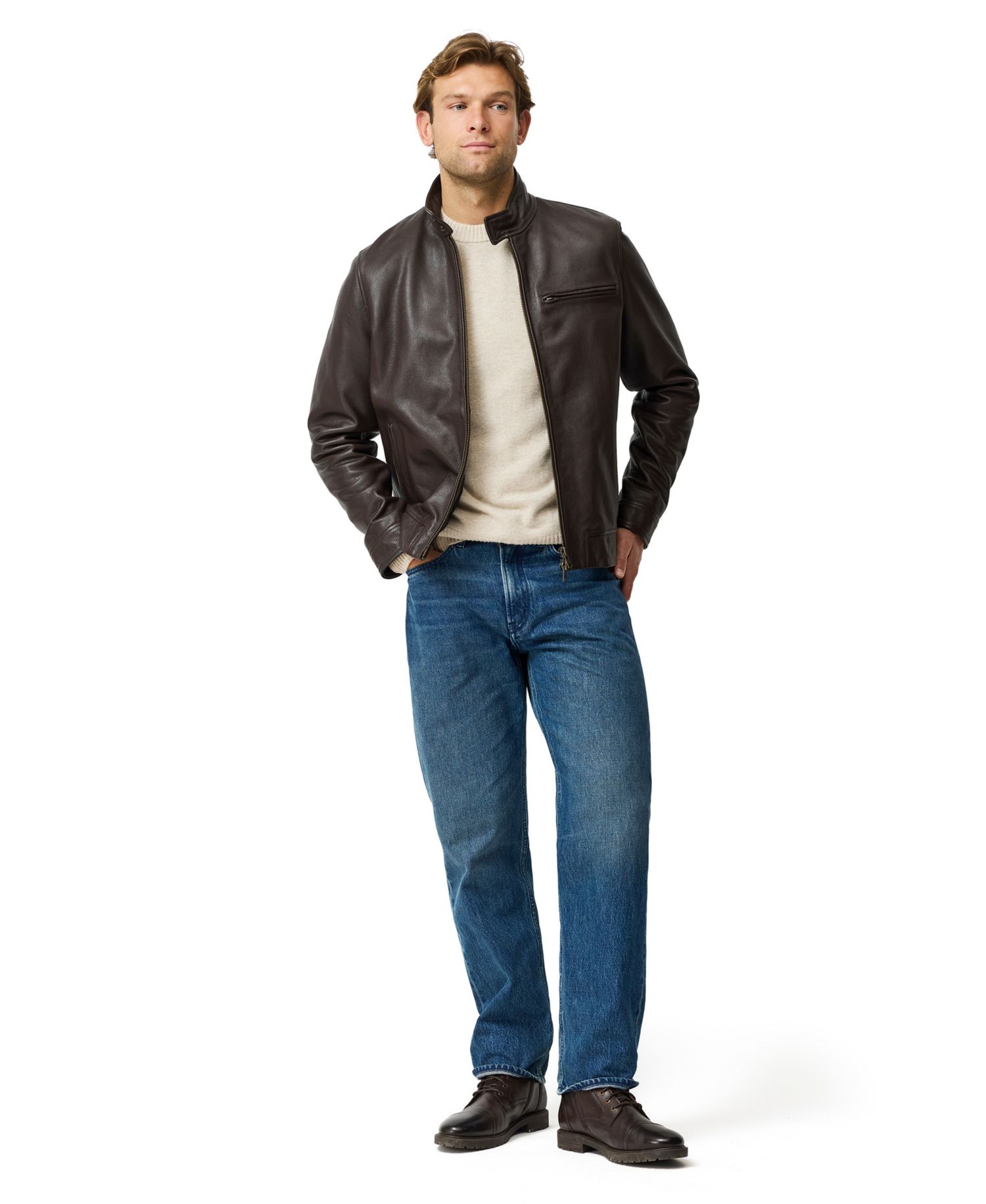 Men's Canvastown Leather Jacket