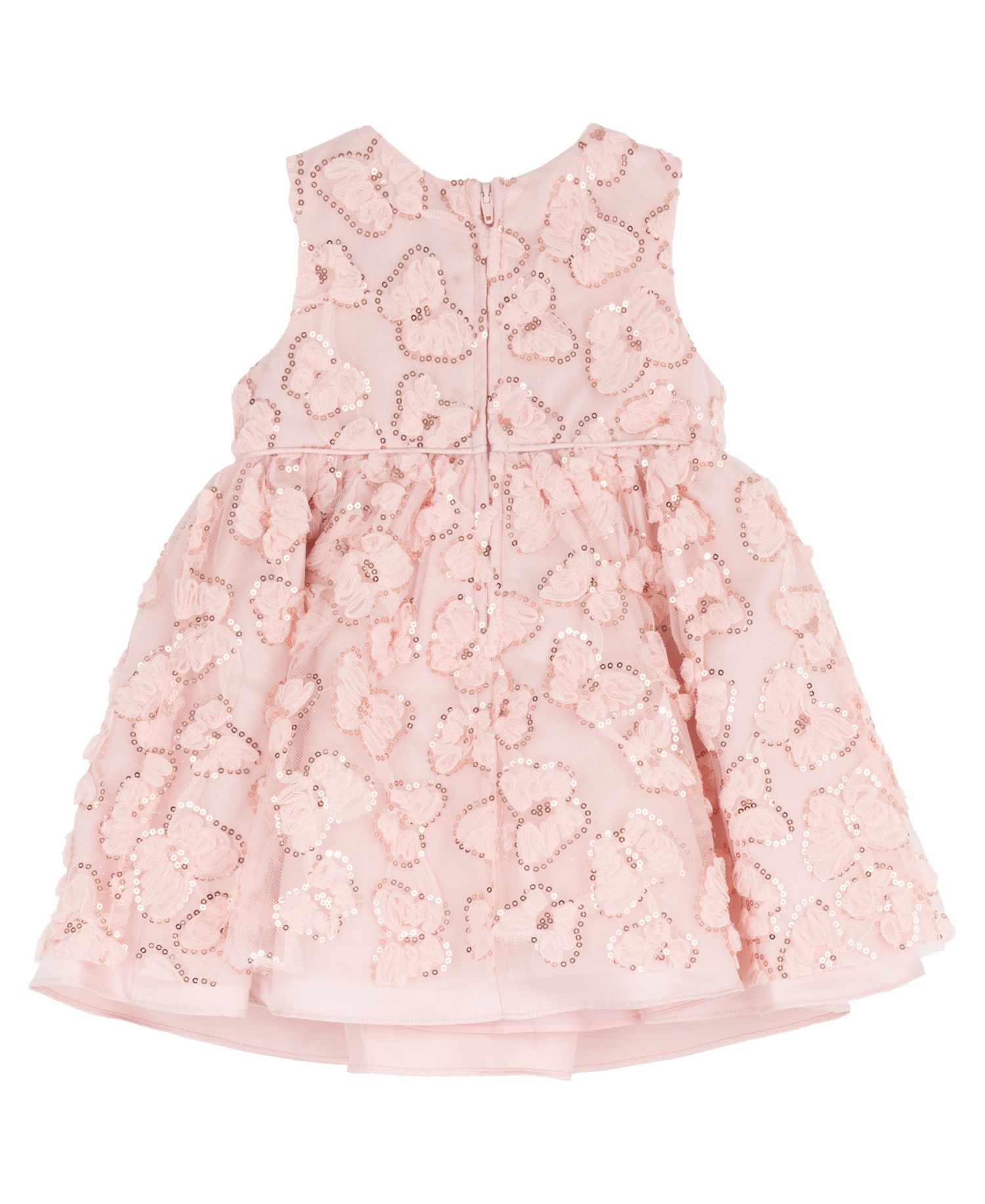 Baby Girls' Butterfly Soutache Bodice with Satin Bow Drees and Panty, 2-Piece Set