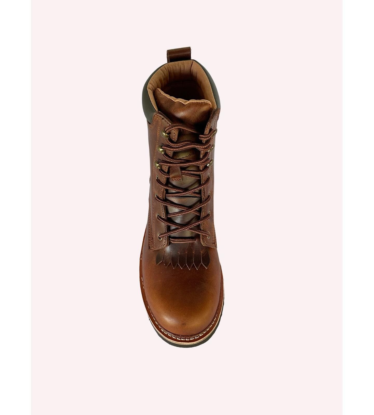 Мужские ботинки Ax Men Boots Braxton 8 Inch Padded Collar Front Lace, цвет: Коричневый — фото 4
